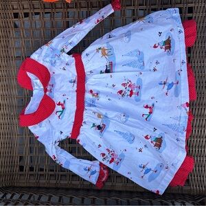 Blueberi Boulevard Toddler Girls winter snow holiday dress Size 3T